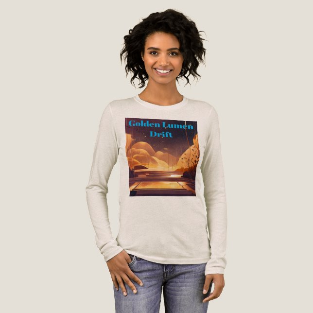 Gyllene Lumen-driften T Shirt (Hel framsida)
