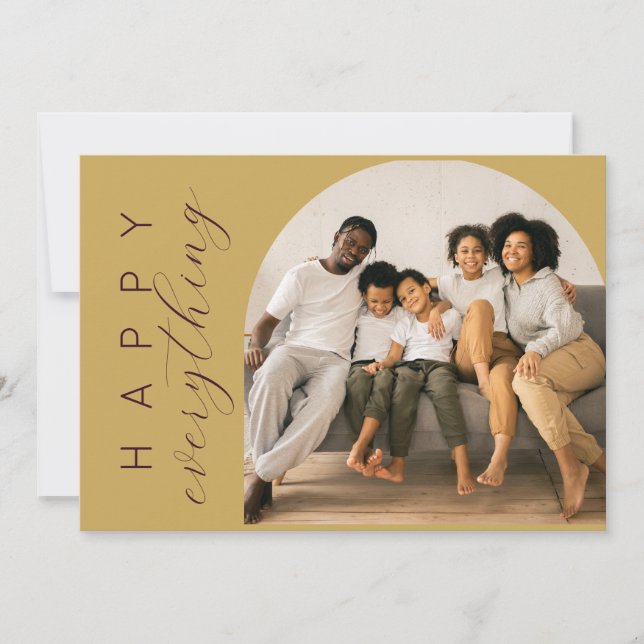 Gyllene Lycka ALLT Julkort (Framsida)