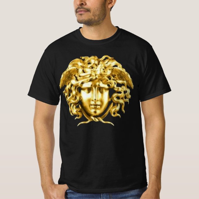 Gyllene Medusa T Shirt (Framsida)