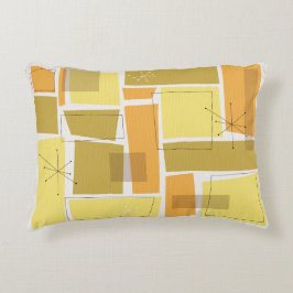 Gyllene Mid Century Modern Decorative Pillow Prydnadskudde
