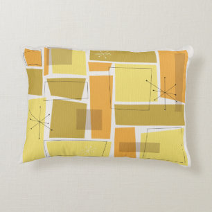 Gyllene Mid Century Modern Decorative Pillow Prydnadskudde