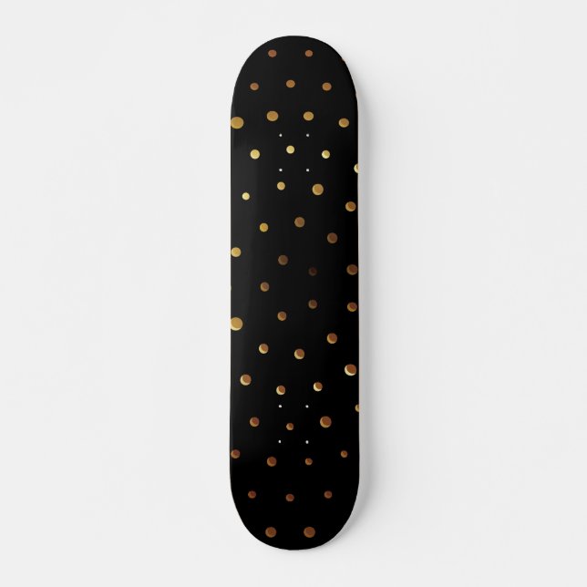 Gyllene Mönster 6 Mini Skateboard Bräda 18,5 Cm (Framsida)