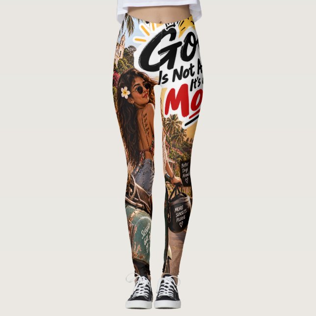 Gyllene nätter – Goa Leggings (Framsida)