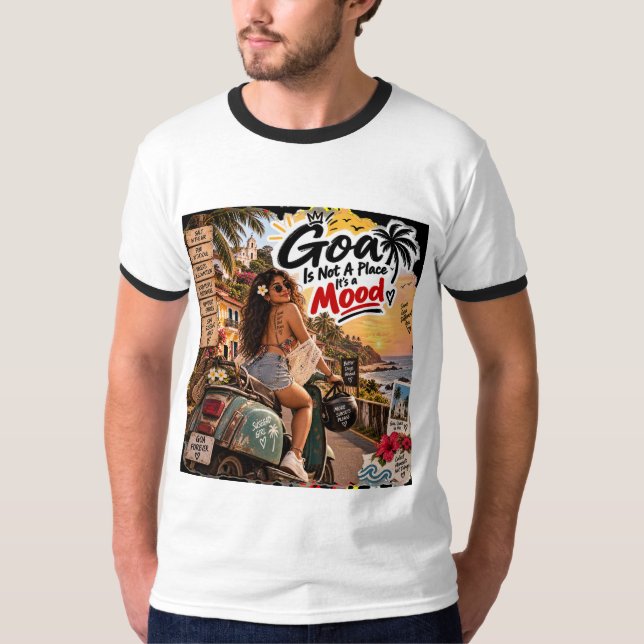 Gyllene nätter – Goa T Shirt (Framsida)