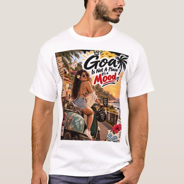 Gyllene nätter – Goa T Shirt (Framsida)