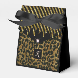Gyllene och fläckiga presentaskar