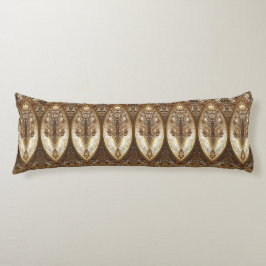Gyllene Ornamenterad Kroppskudde