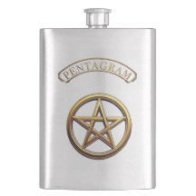 Gyllene Pentagram Ockult Symbol