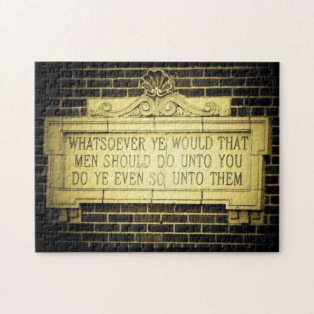 Gyllene regel pussel (Horisontell)