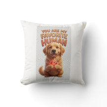 Gyllene Retriever Hjärtkudde