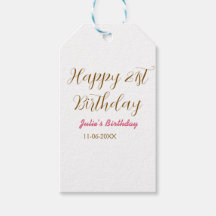 gyllene rosa glad 21-årsdag namn datum modern s