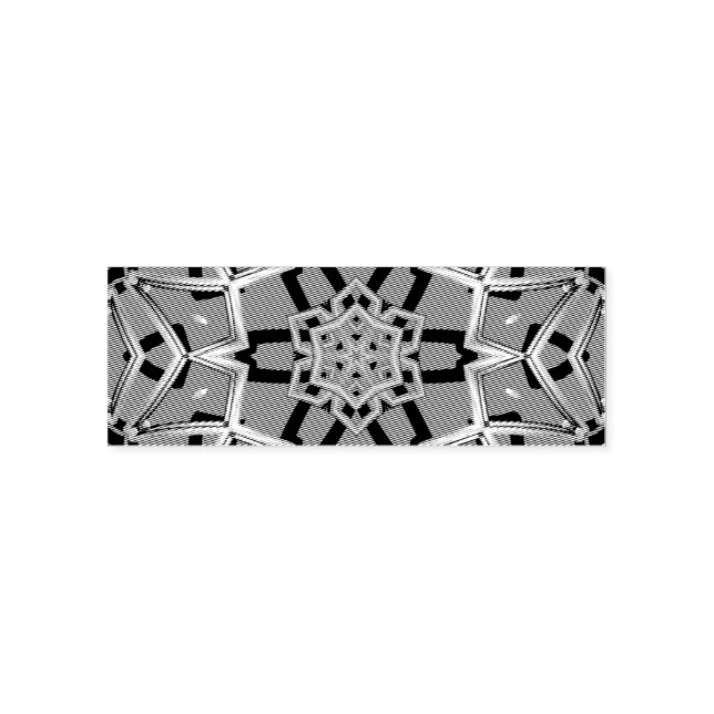 Gyllene Rosett Självfärgande Stämpel (Design)