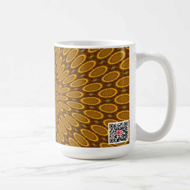 Gyllene rymden kaffemugg (Höger)