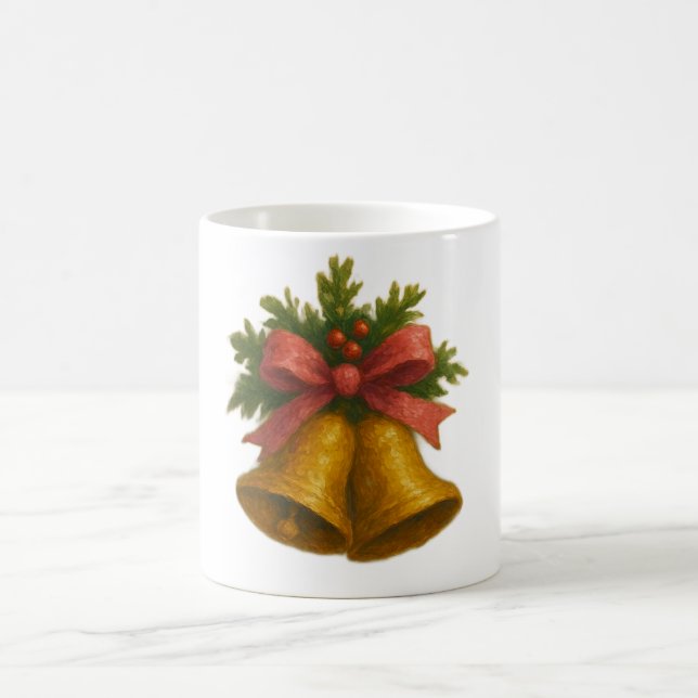 Gyllene Semesterklockor med Rosa Band Kopp (Center)