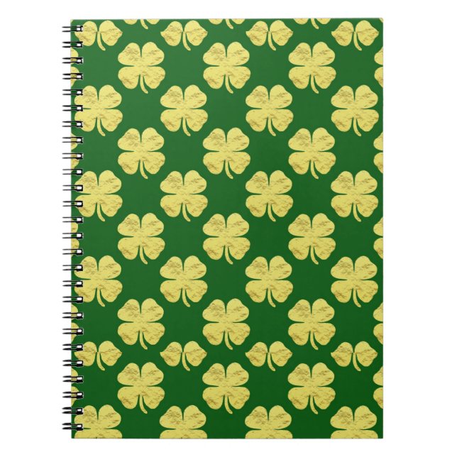 Gyllene Shamrocks Anteckningsbok (Framsidan)