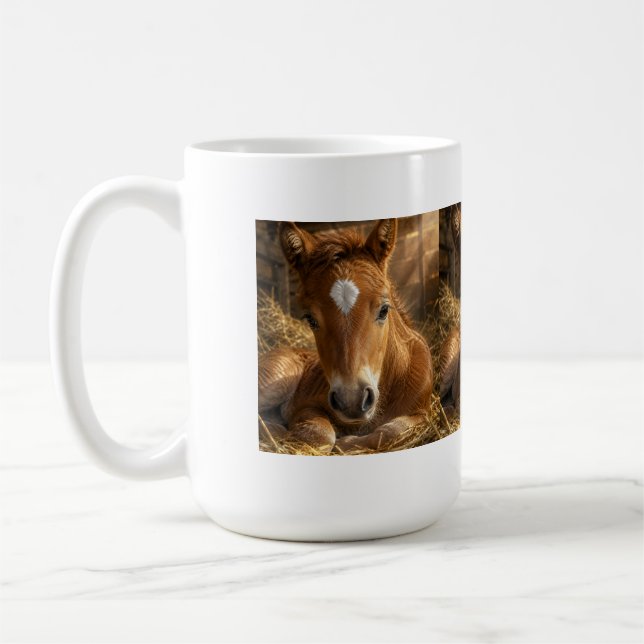 Gyllene Slummer skötsam Föl Kaffemugg (Vänster)
