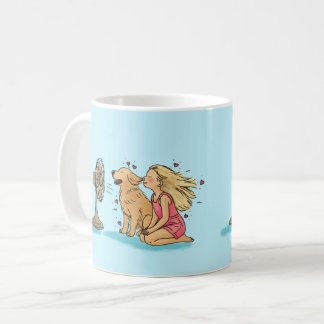 Gyllene Solfjädersflickan Kaffemugg
