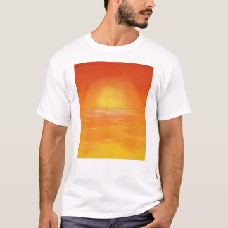 Gyllene solnedgång t shirt