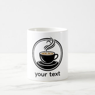 Gyllene Spiral i Mörker – Minimalistisk Design Kaffemugg