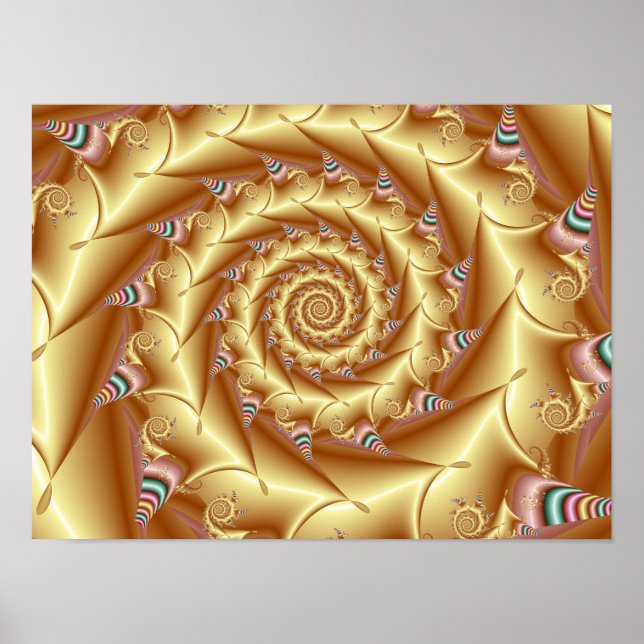 Gyllene Spiral Poster (Framsidan)