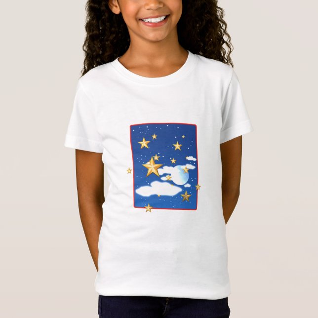Gyllene Stjärnor - Tee Shirt (Framsida)