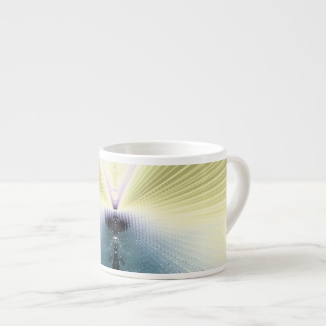Gyllene strålar espressomugg (Framsida höger)