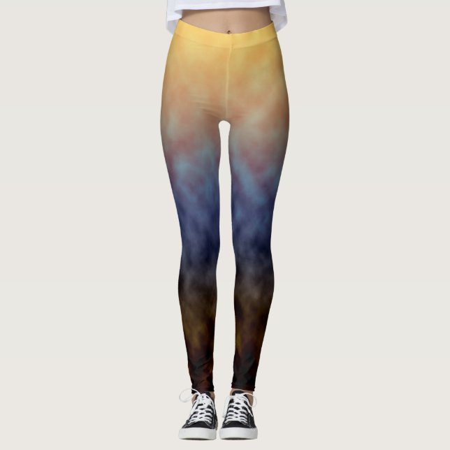 Gyllene strandlinje leggings (Framsida)