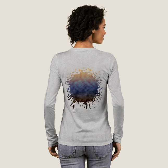 Gyllene strandlinjen t shirt (Hel baksida)