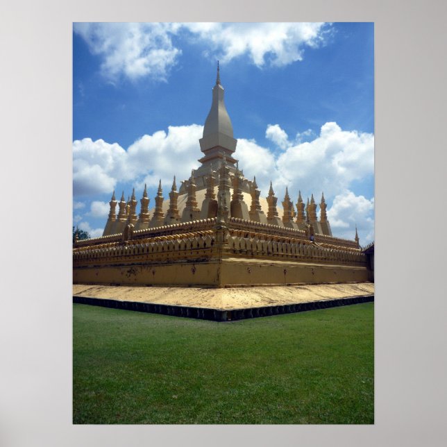 gyllene stupa färger poster (Framsidan)
