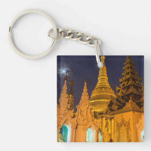 Gyllene Stupa Och Tempels