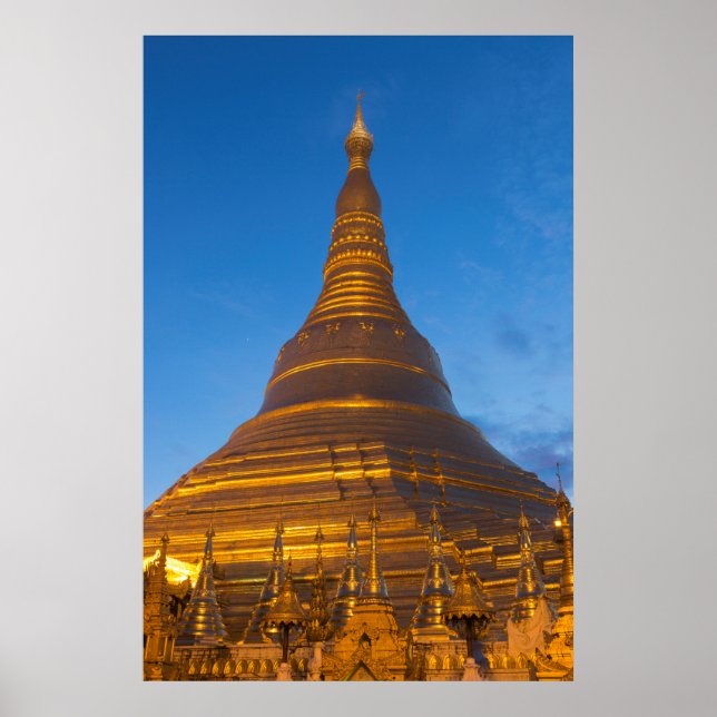 Gyllene Stupa Pagoga Poster (Framsidan)