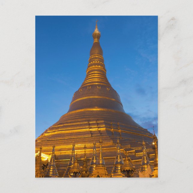 Gyllene Stupa Pagoga Vykort (Framsida)