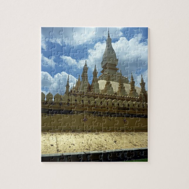 gyllene stupa Vientiane Pussel (Vertikal)