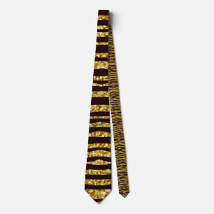 gyllene tiger print, tiger skin mönster, tiger päl slips