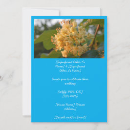 Gyllene Timme Amerikansk Lindblomma (AI) Inbjudningar