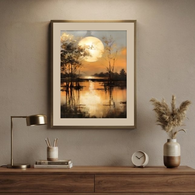 Gyllene timme solnedgång poster (Skapare uppladdad)