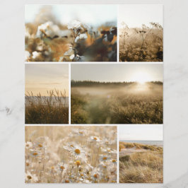 Gyllene timmen natur Urklippspapper för scrapbooki