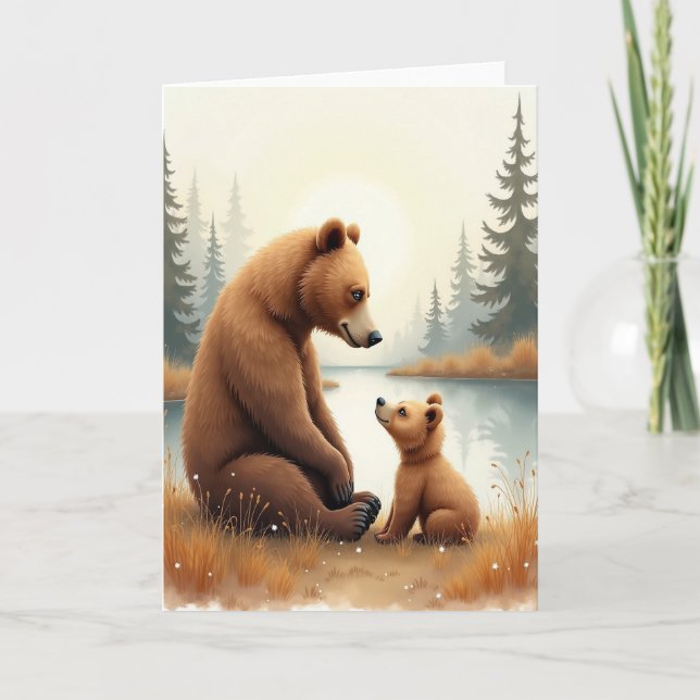 Gyllene timmen Pappors Kärlekskort Kort (Framsida)
