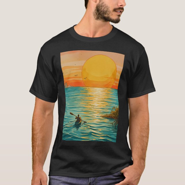 Gyllene timmens paddling t shirt (Framsida)