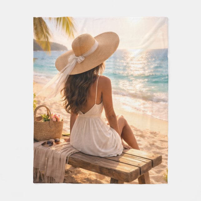 Gyllene timmens salighet fleecefilt (Framsidan)