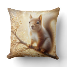 Gyllene Trädsquirrel Kastkudde
