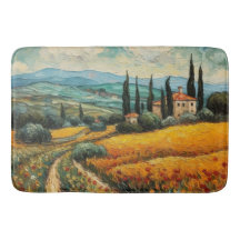 Gyllene Tuscany Vildblomma Landsbygd Landskap