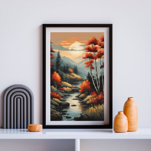 Gyllene Tystnad Genom Ängen Poster