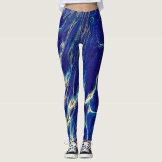 Gyllene vågleggings leggings