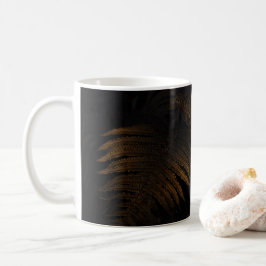 Gyllt blad kaffemugg
