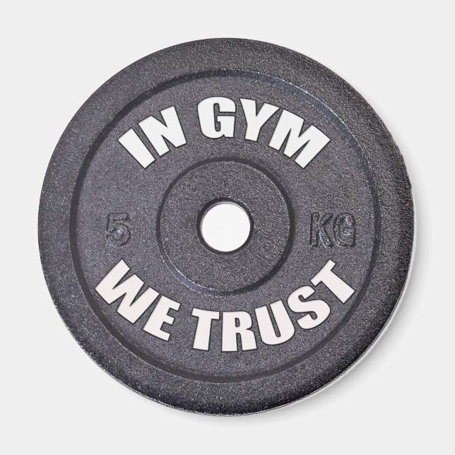 Gym Addict Funny Magnet (Framsidan)