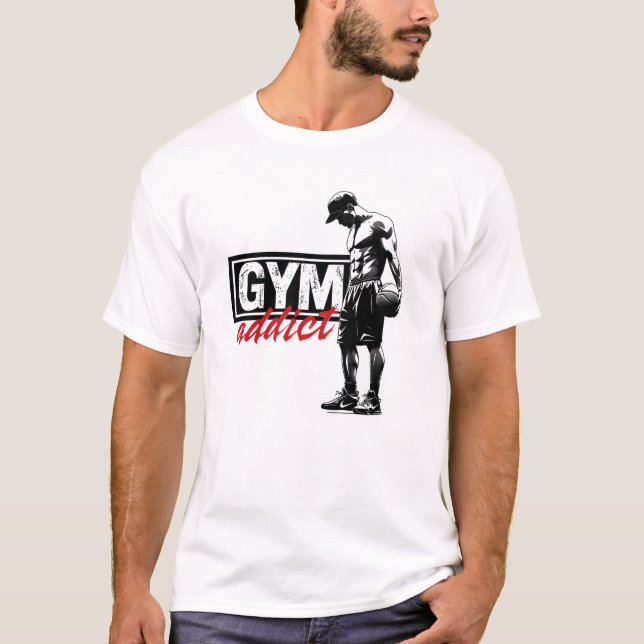 Gym Addict T-Shirt (Framsida)
