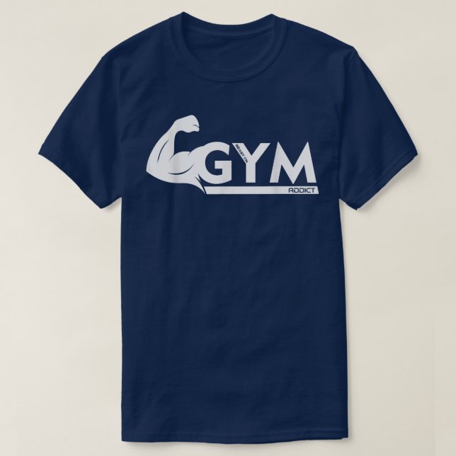 Gym AdEdit Beast on Gym Motivation Fitness Ord T Shirt (Design framsida)