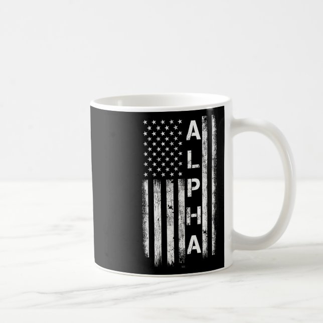 Gym Alpha-flag Träning Bodybuilding Fitness Cool G Kaffemugg (Höger)