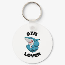 GYM ÄLSKARE Shark-nyckelkedja - Roligts- och motiv
